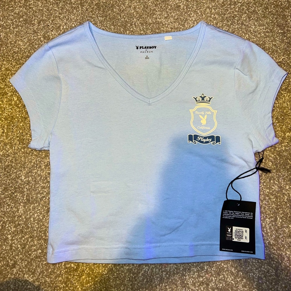 Play boy crop top